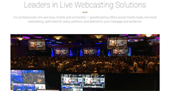 Desktop Screenshot of gowebcasting.com